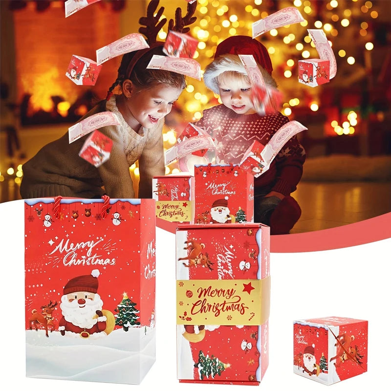 🎁 Weihnachts-Überraschungsbox mit Pop-up-Effekt